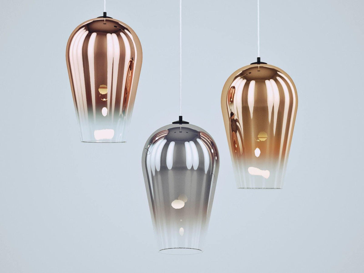 Adler modern pendellampa i glas