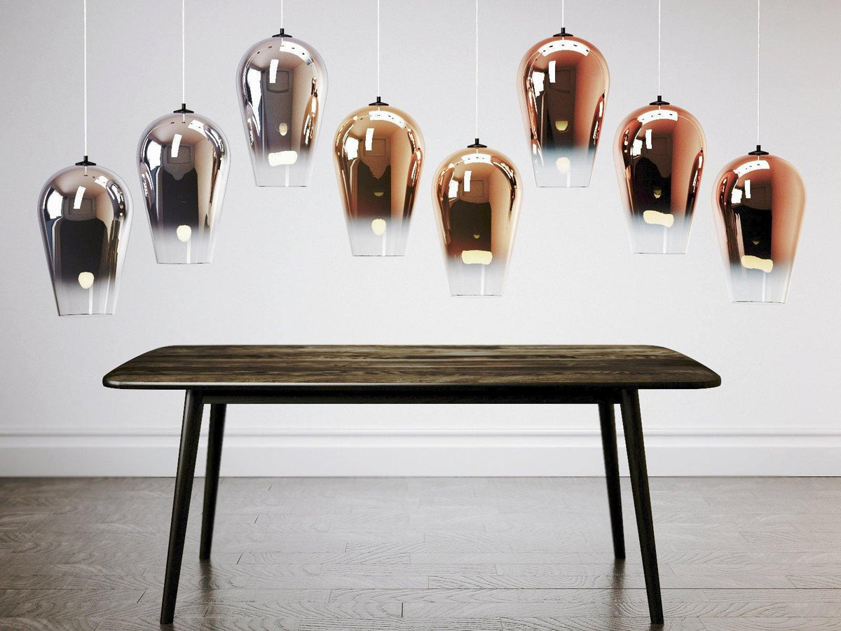 Adler modern pendellampa i glas