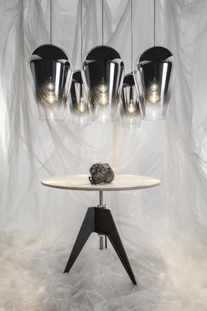 Adler modern pendellampa i glas