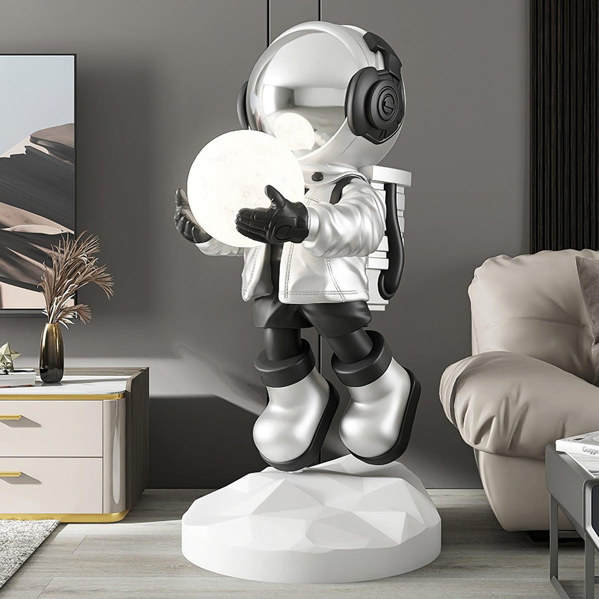 Celeiella moderne gulvlampe i resin