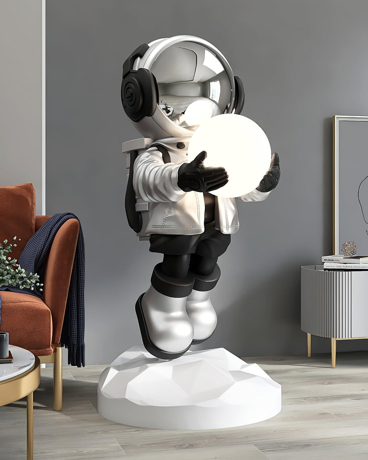 Celeiella moderne gulvlampe i resin