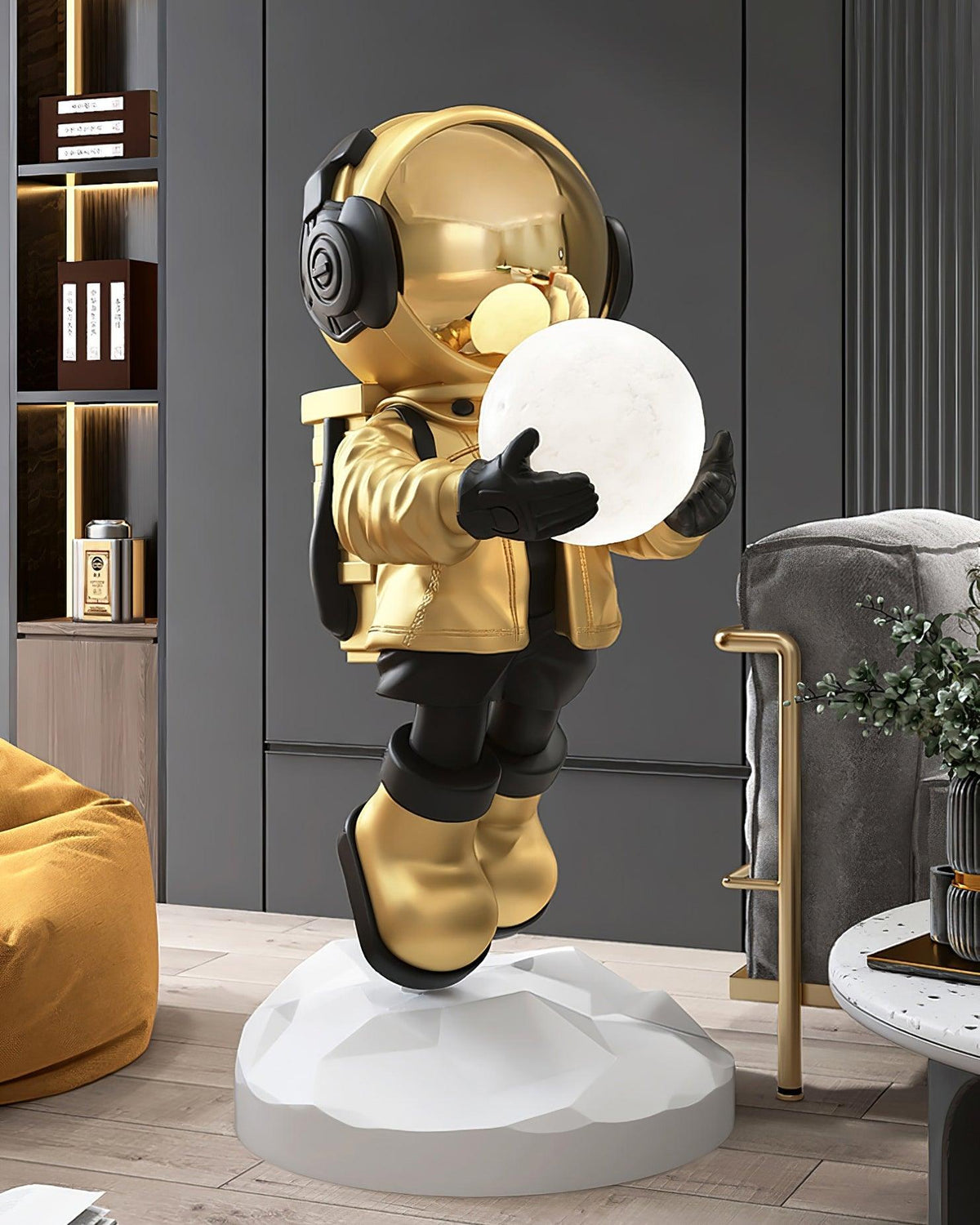 Celeiella moderne gulvlampe i resin