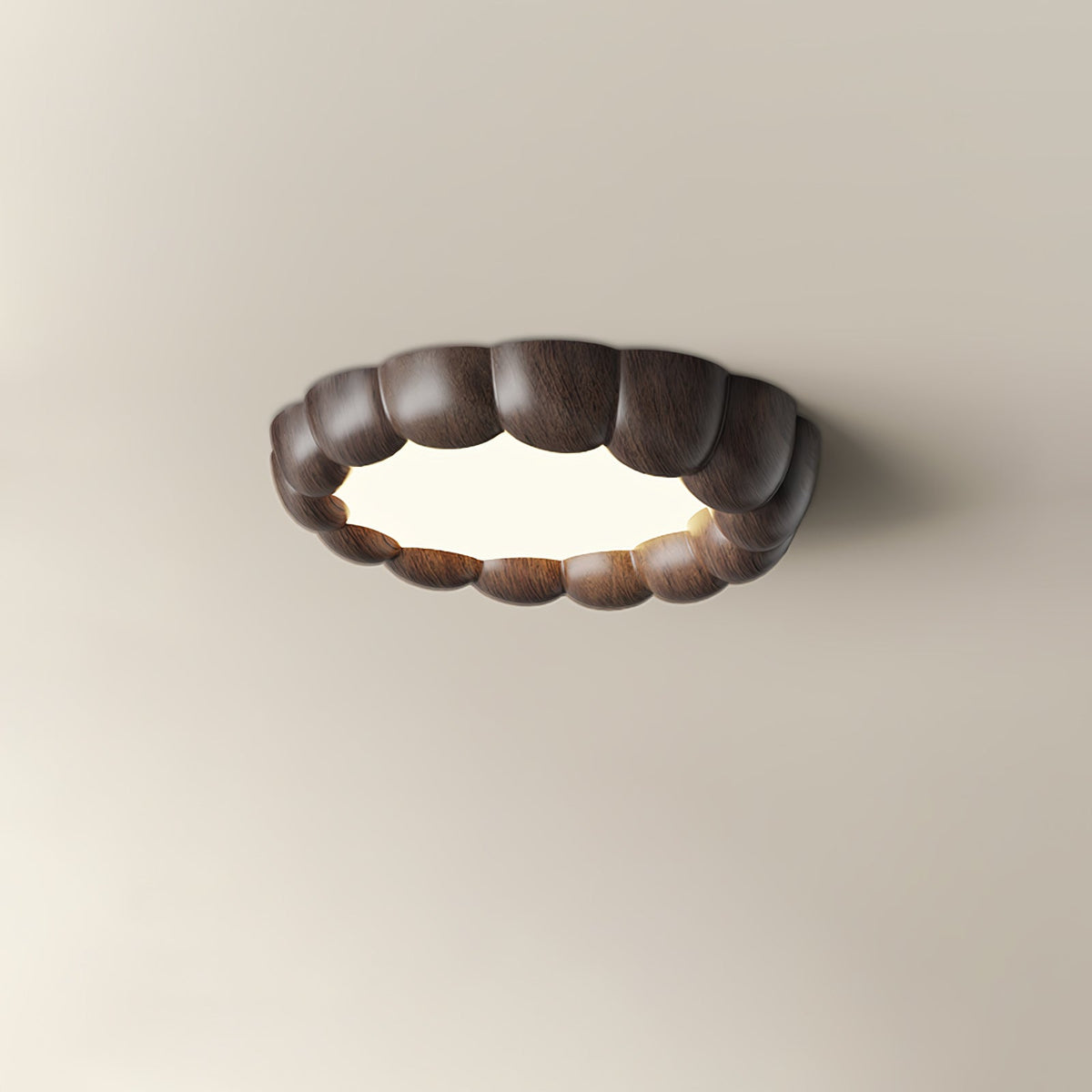 Candeeiro de teto de elegância tradicional com ondulações Eraeiel