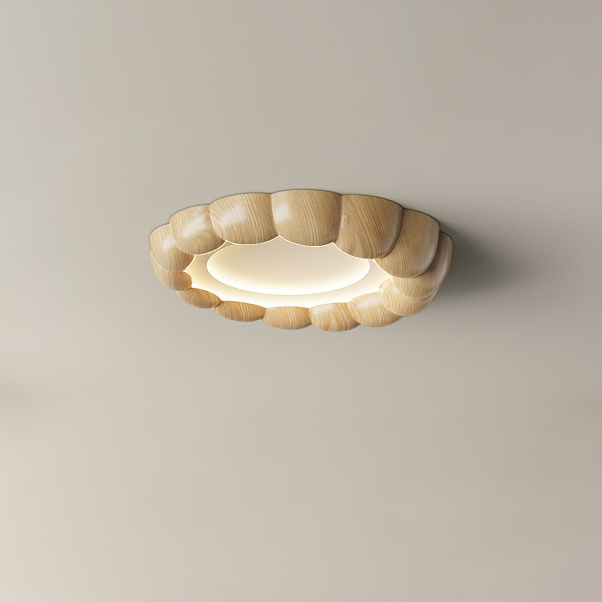 Candeeiro de teto de elegância tradicional com ondulações Eraeiel