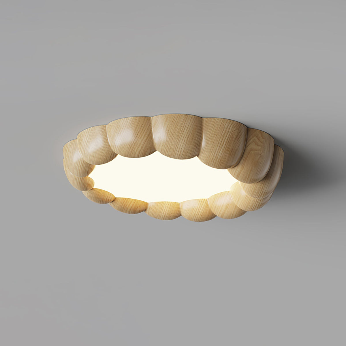 Candeeiro de teto de elegância tradicional com ondulações Eraeiel