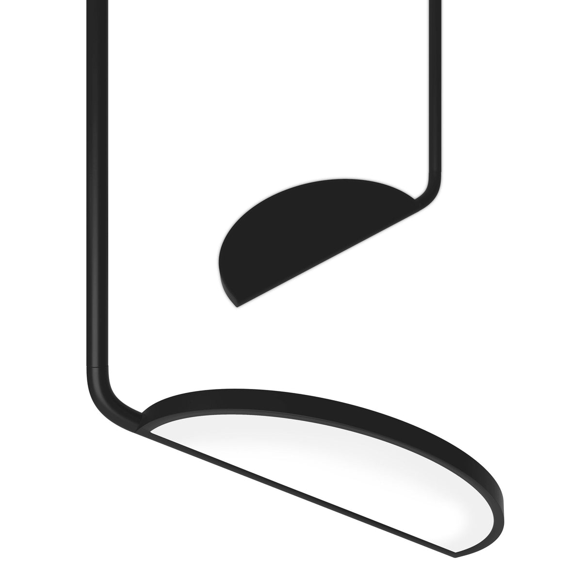 Candeeiro de pé Selarielle minimalista em mármore