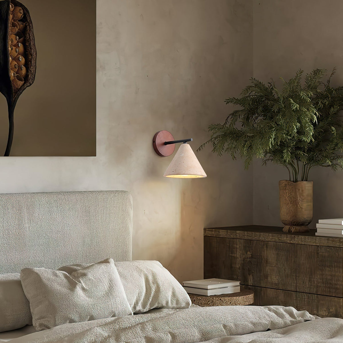 Tavero modern konformad vägglampa