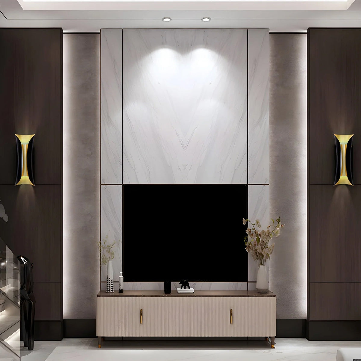 Candeeiro de parede Humphrey Elegance Flame Art