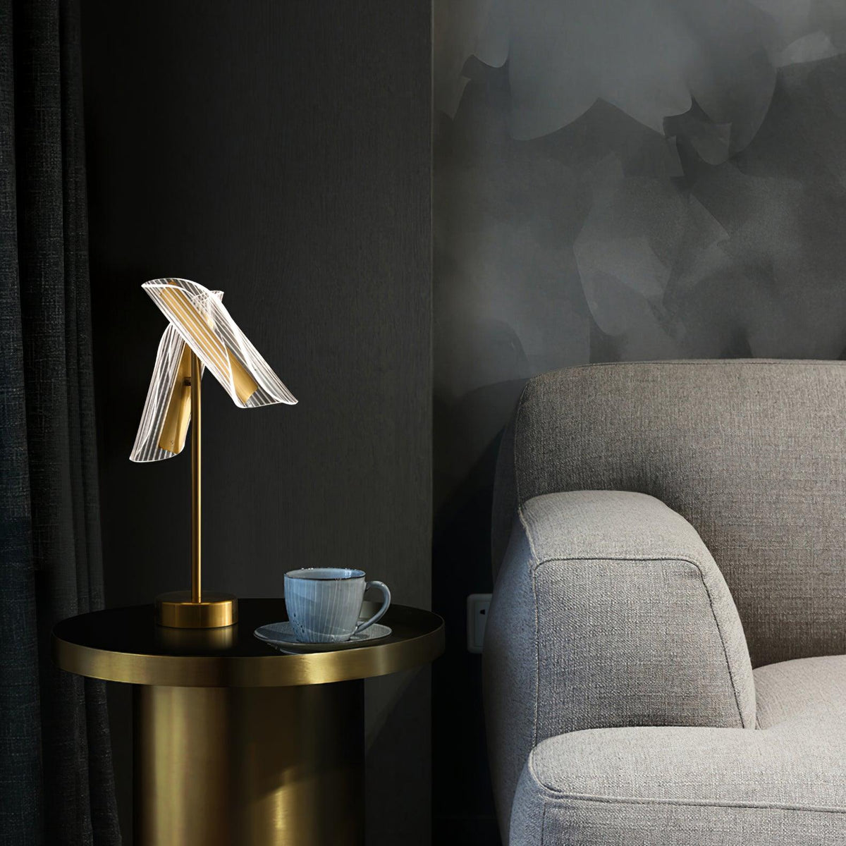 Remi moderne bordlampe
