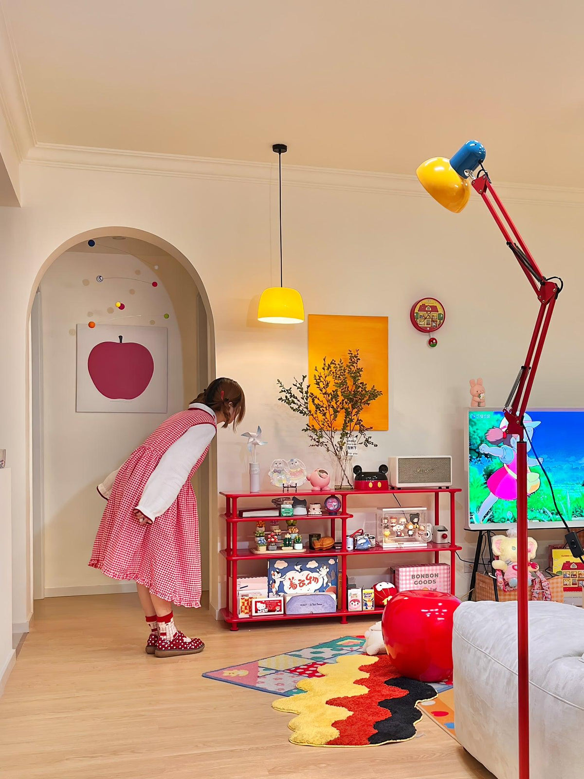 Idoren legesyg gulvlampe