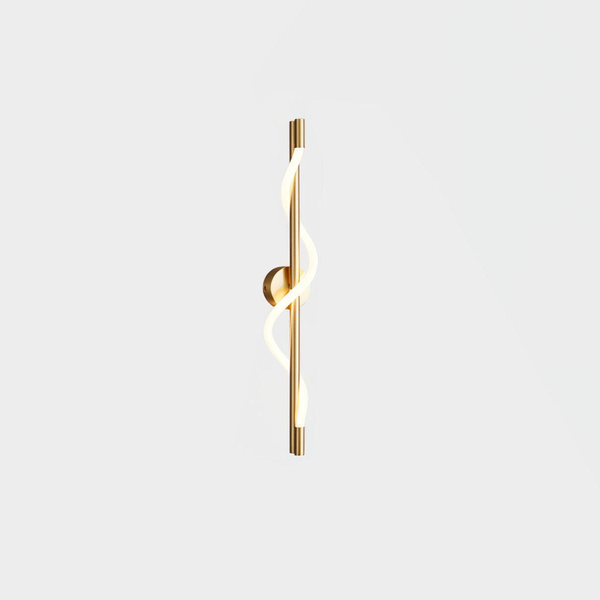 Nivelo Sculptural Brass Silicone Wall Lamp