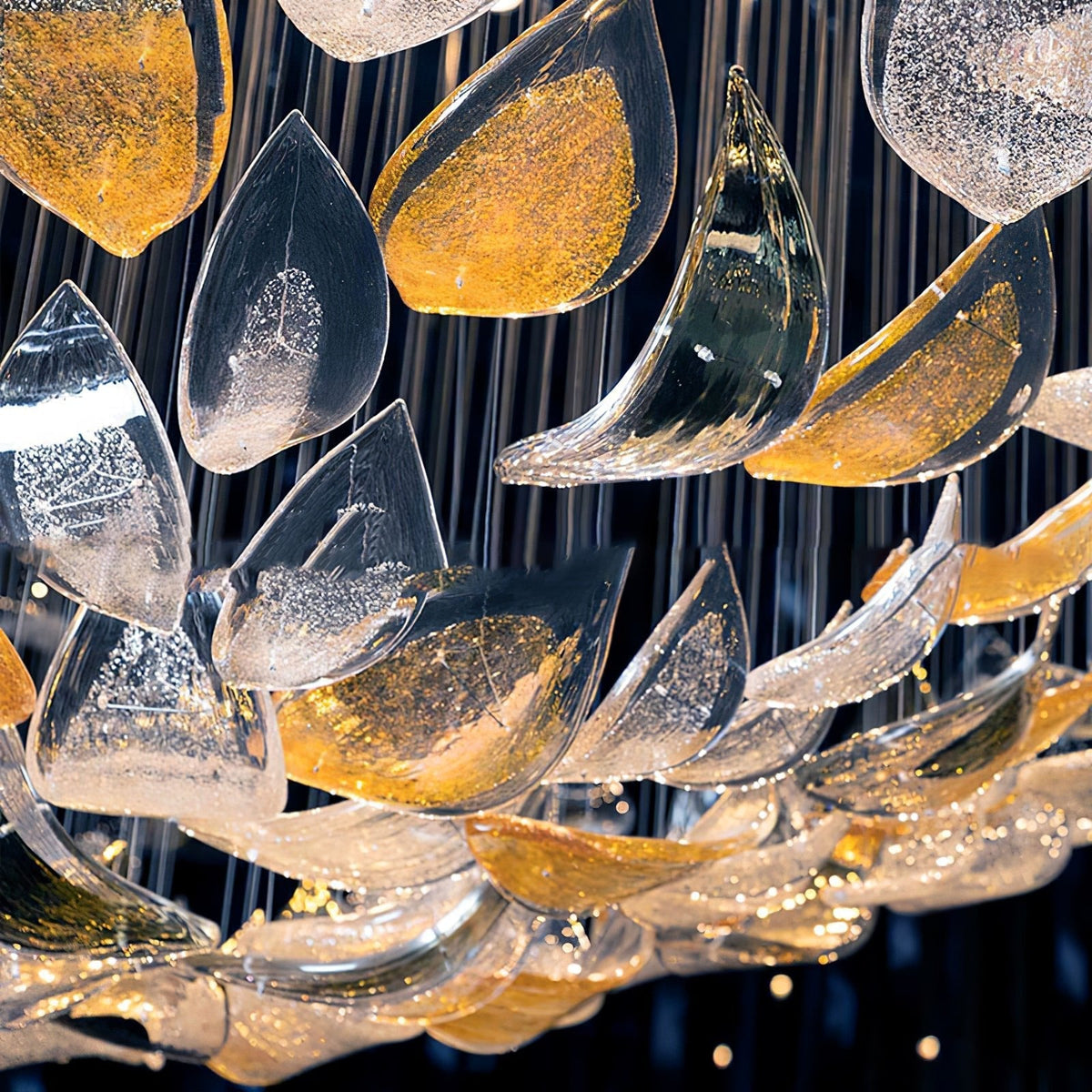 Avynen kristallkrona med blomblad