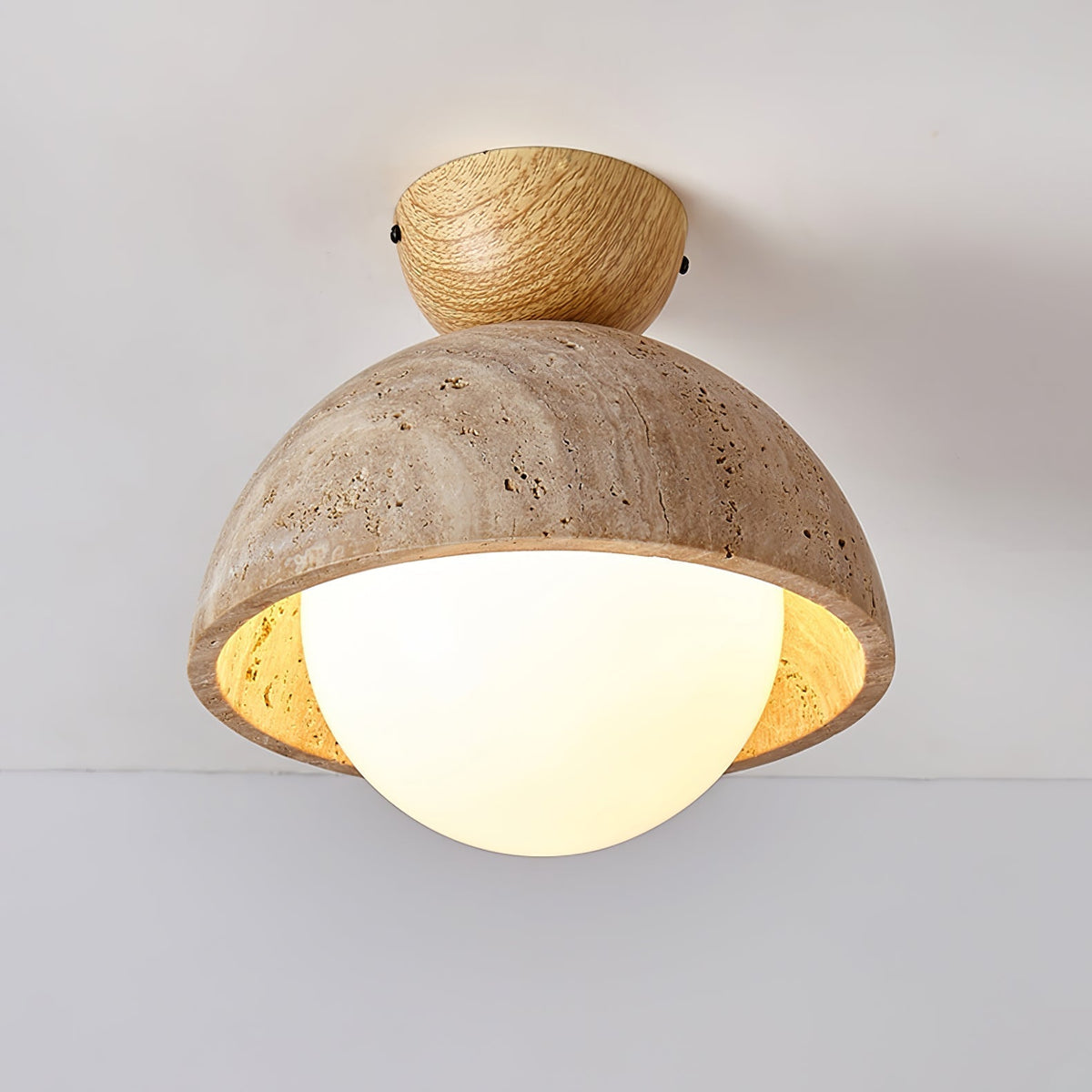 Serireon Travertine Ceiling Light