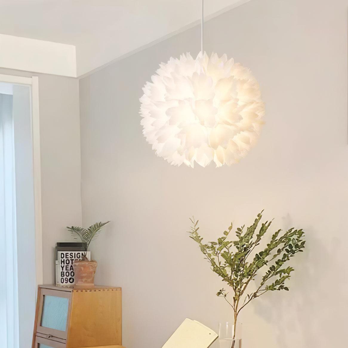 Renuiella Nordic Art -kukkamainen palloriippuvalaisin