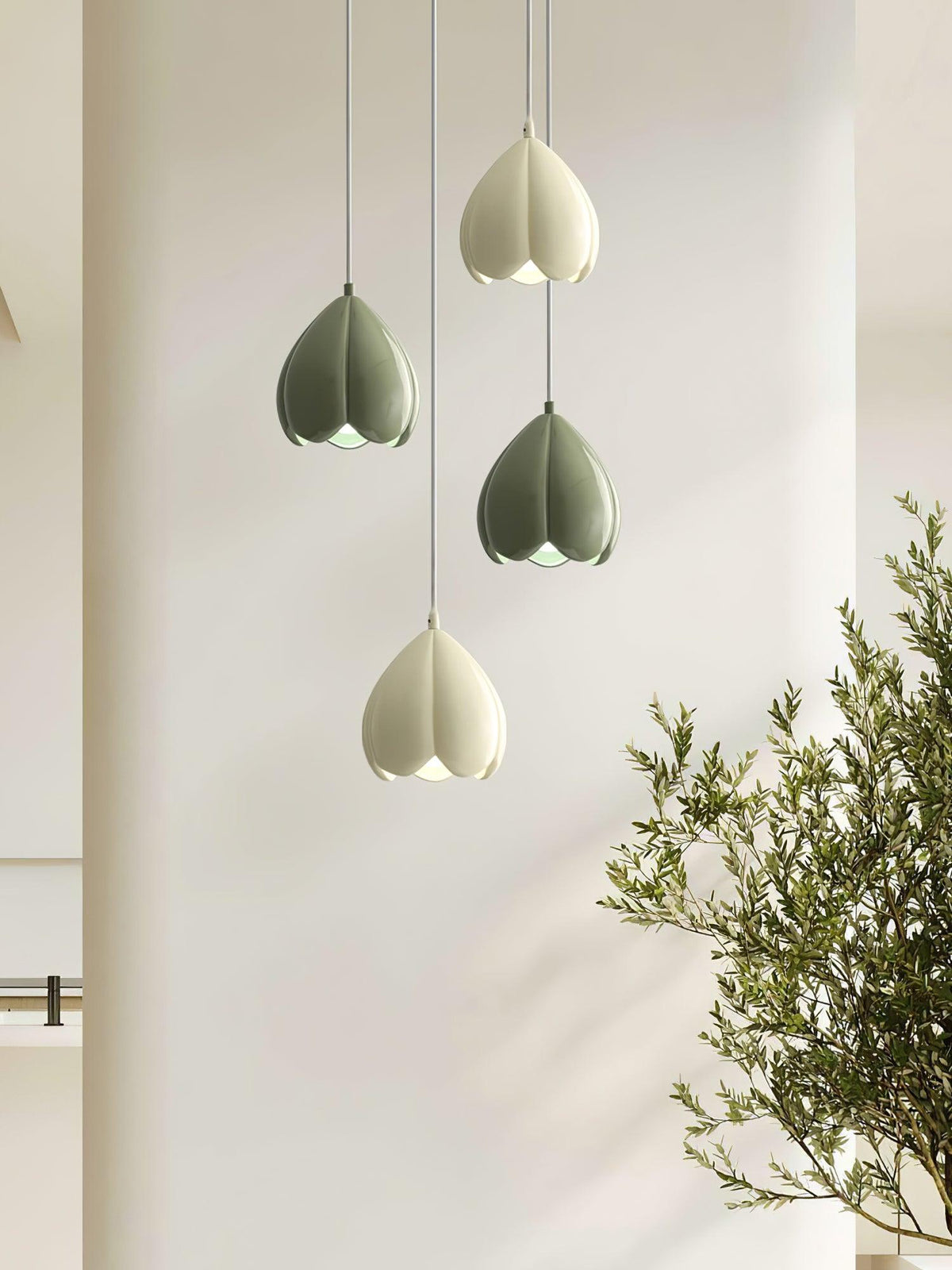 Velara kunstnerisk pendellampe i resin