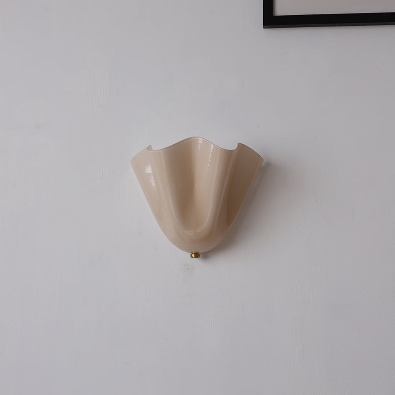 Veleina væglampe i glas