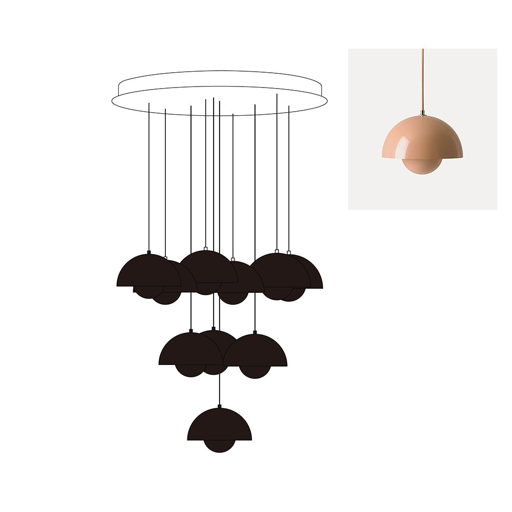 Indigle-lysekrone