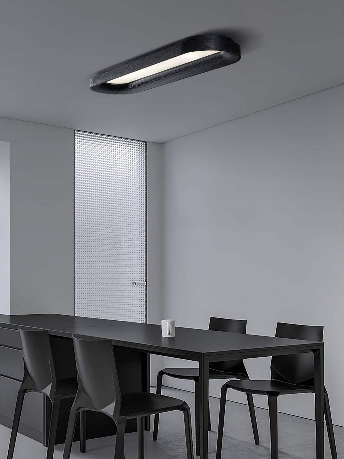 Zatalel moderne minimalistisk loftlampe med flydende sky i træ