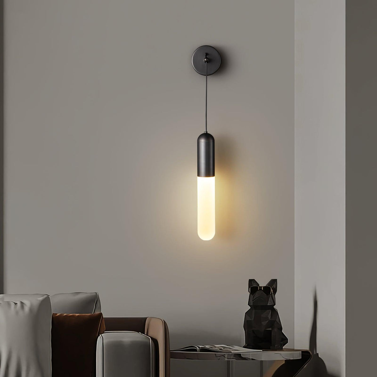 Deborah moderne, minimalistisk væglampe