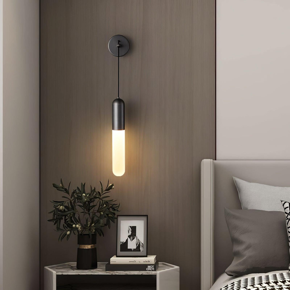 Deborah modern minimalistisk vägglampa