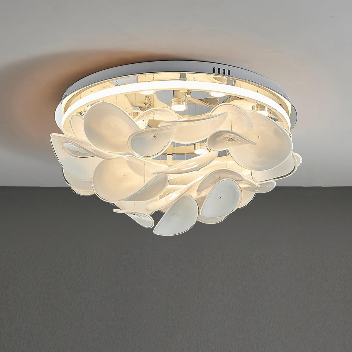 Viraalian fransk loftslampe med blomstermotiv og kronblade til moderne hjem