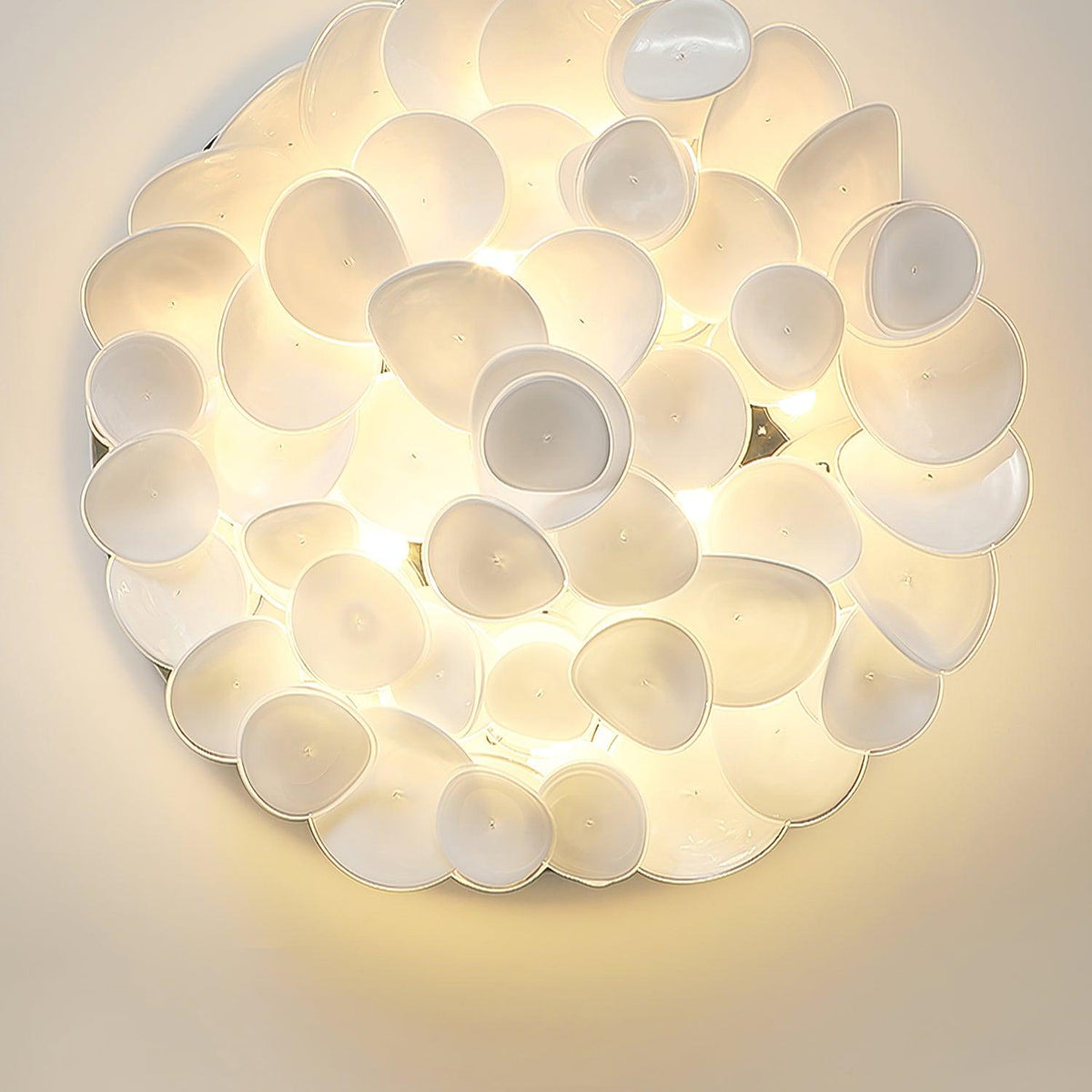 Viraalian fransk loftslampe med blomstermotiv og kronblade til moderne hjem