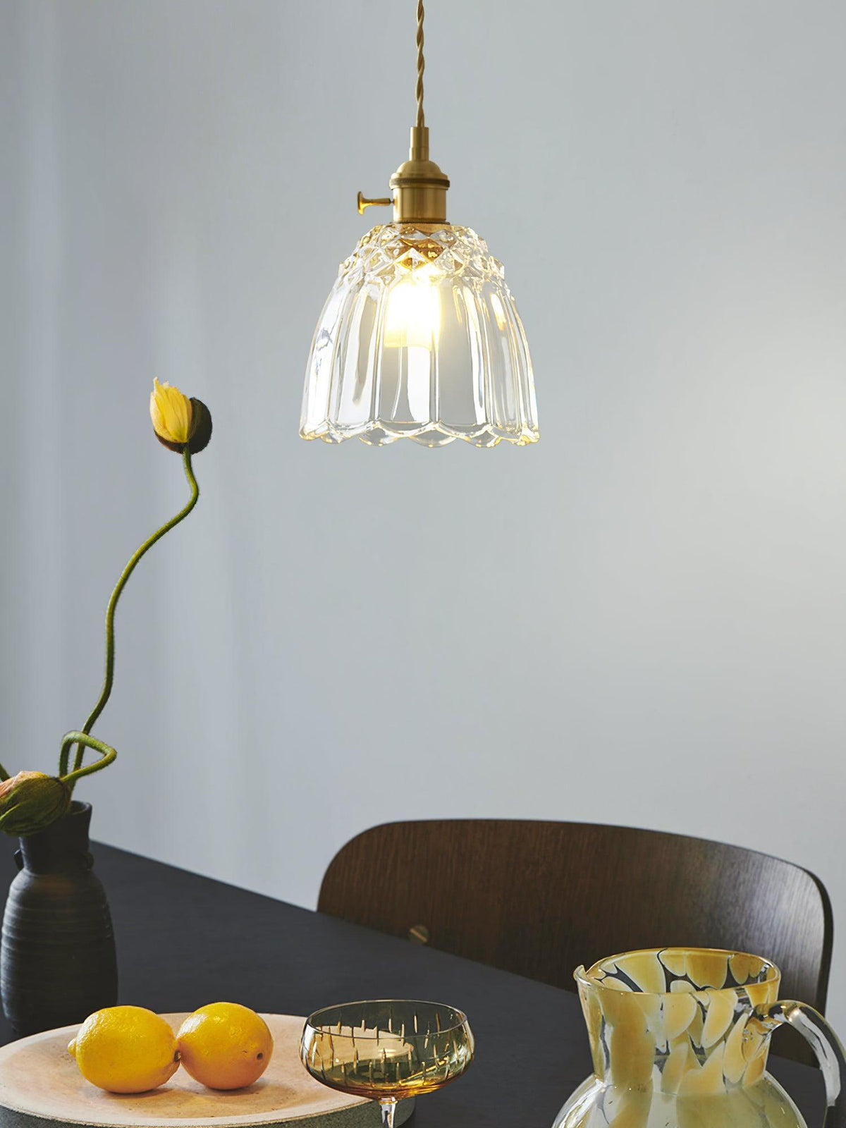 Candeeiro suspenso industrial elegante Amon
