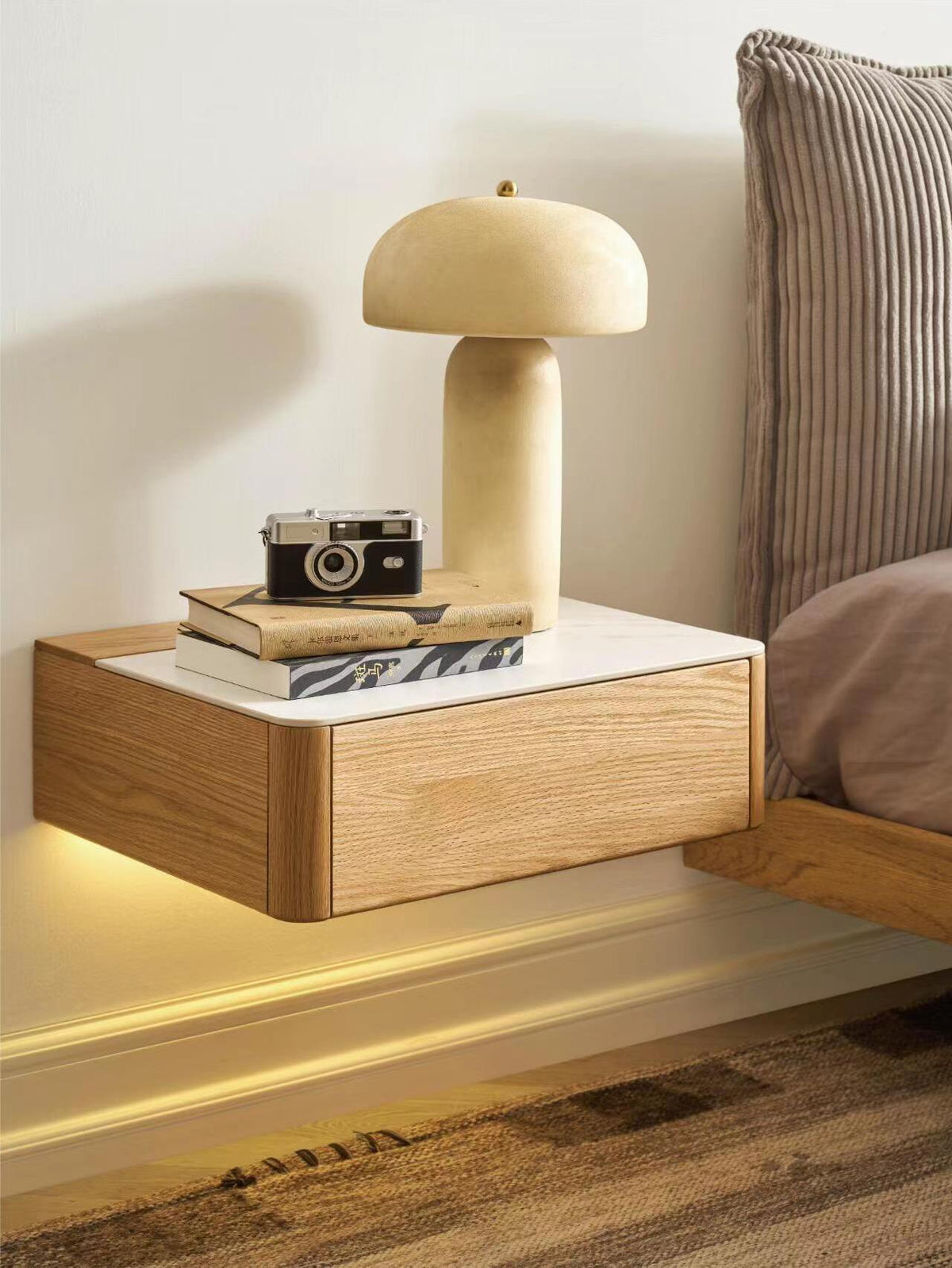 Brolen minimalistisk bordslampa i keramik