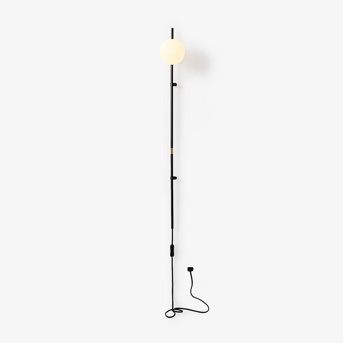 Curaeion moderne minimalistisk plug-in-væglampe i glas