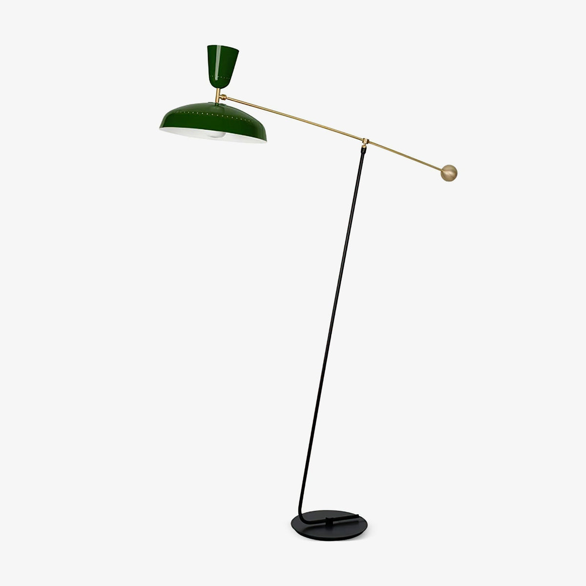 Celeste minimalistisk messinggulvlampe