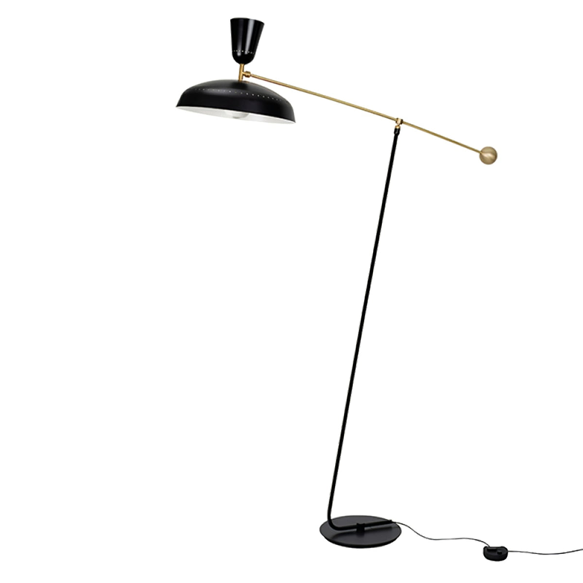 Celeste minimalistisk messinggulvlampe