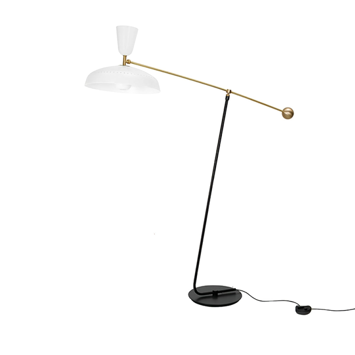 Celeste minimalistisk messinggulvlampe