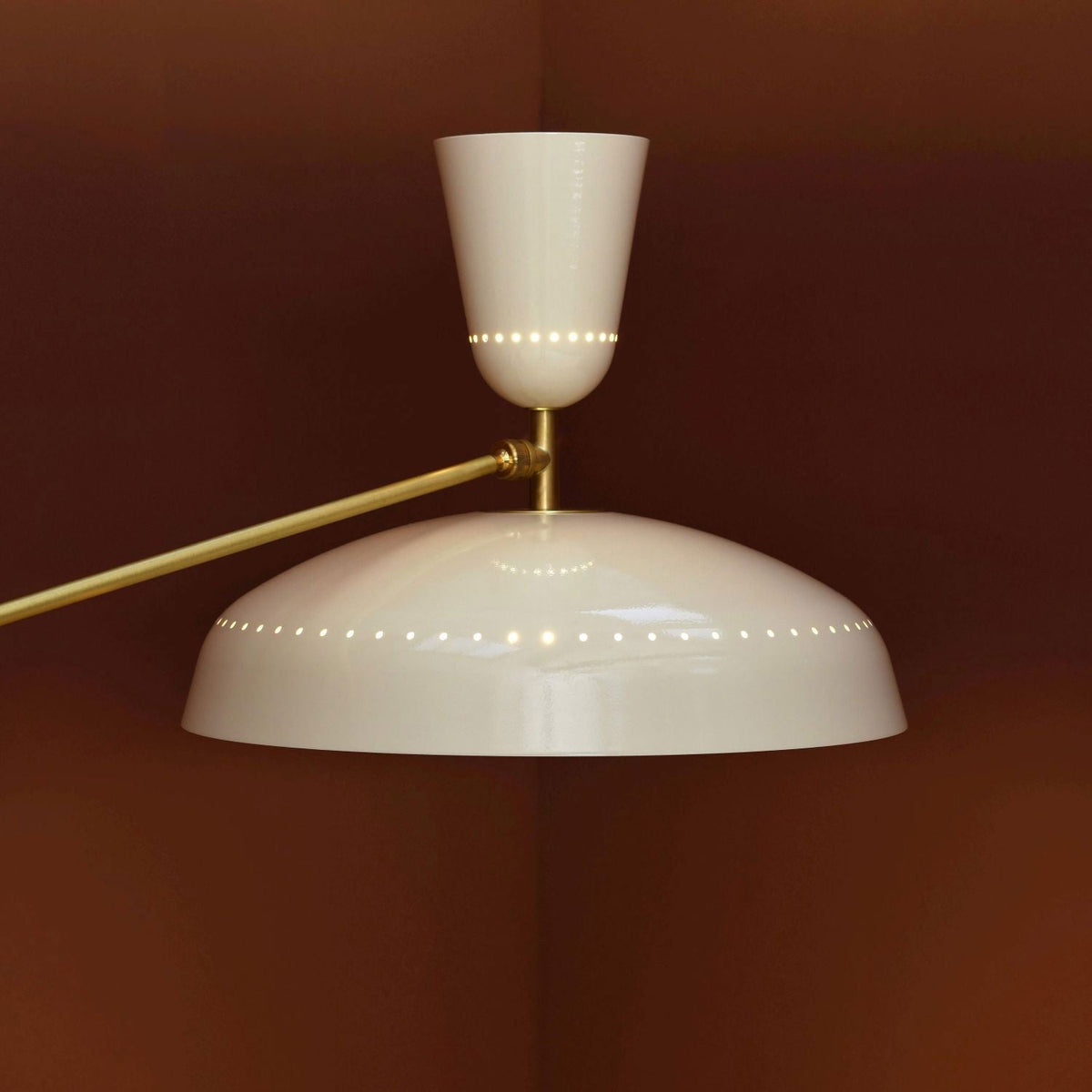 Celeste minimalistisk messinggulvlampe