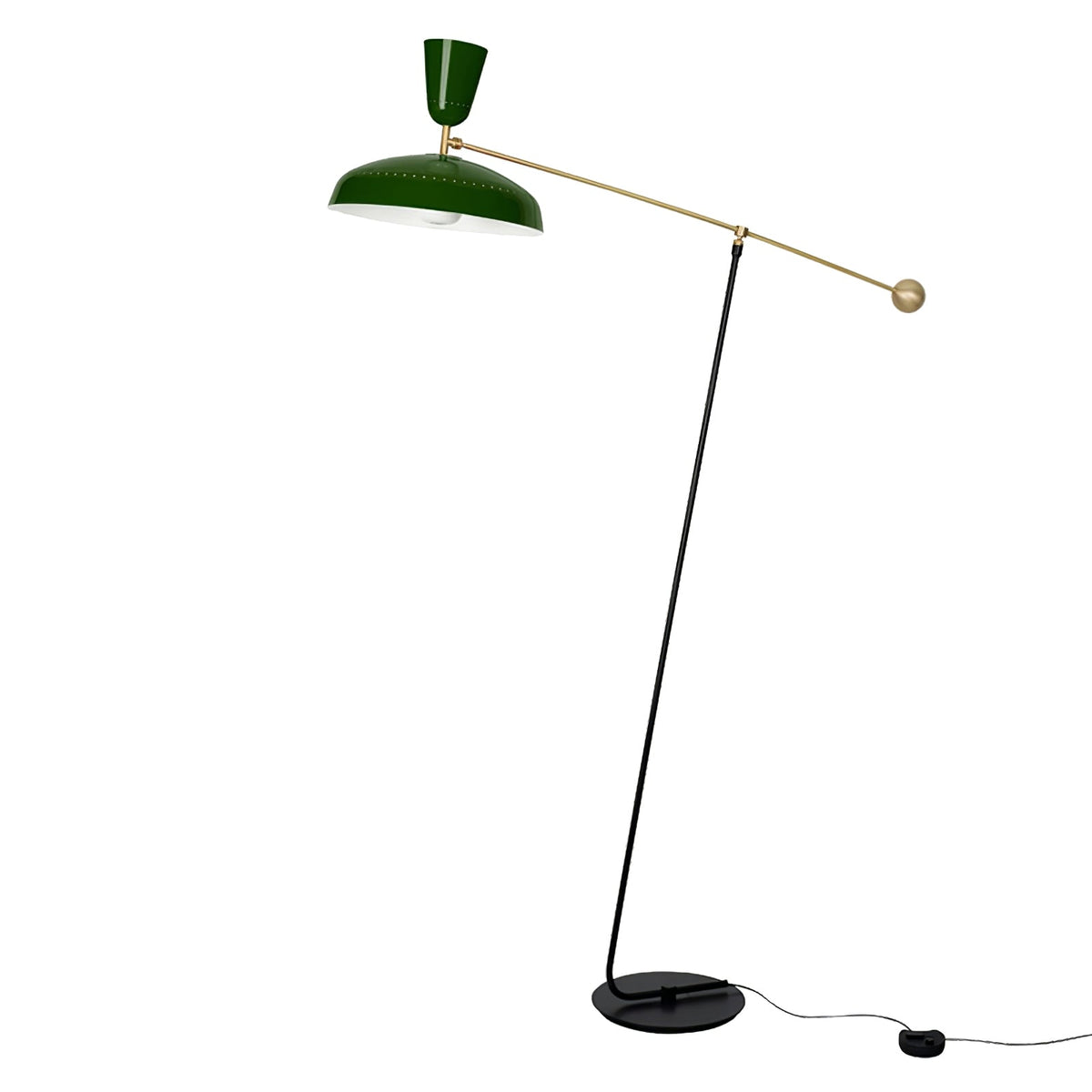 Celeste minimalistisk messinggulvlampe