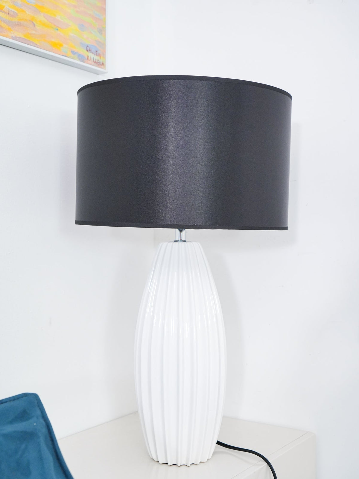 Terioina modern keramisk bordslampa