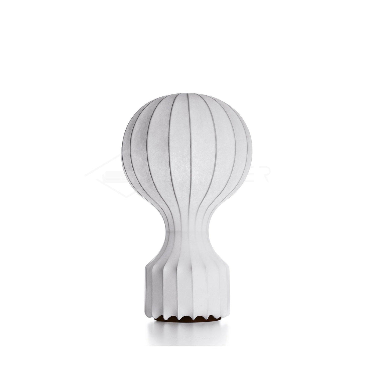 Lirove skulptural bordslampa i stål