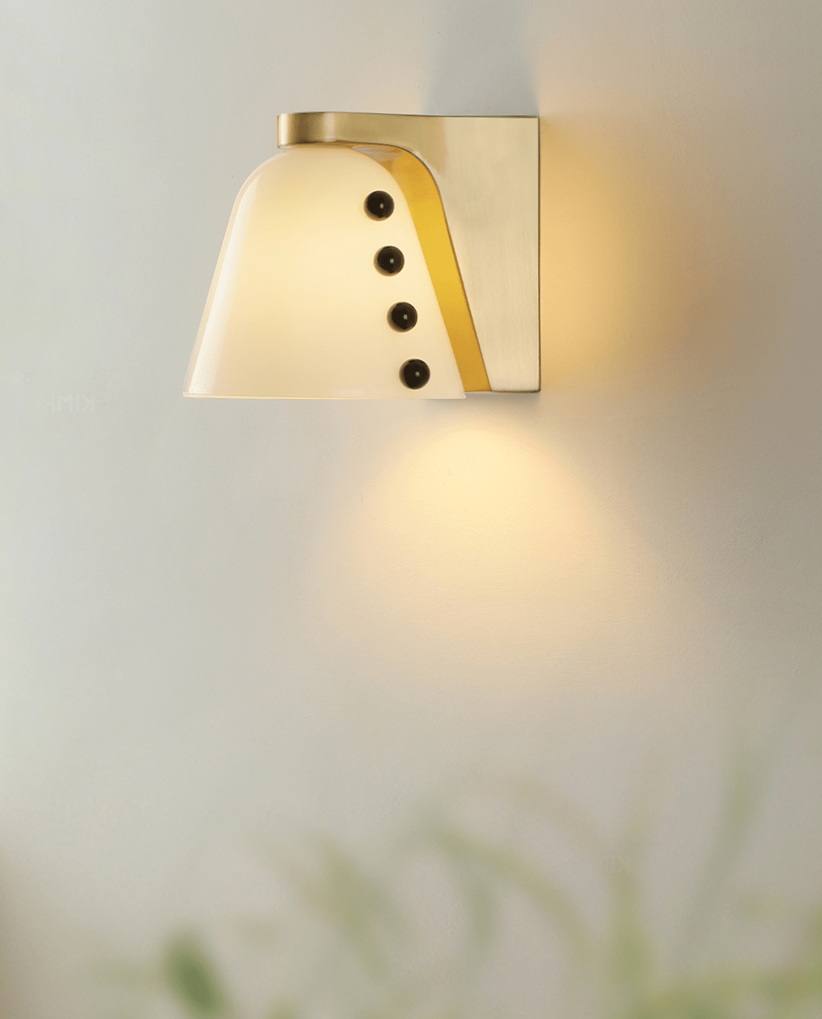 Juden art deco -lasiseinävalaisin