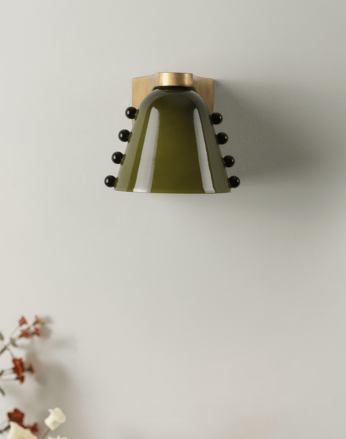 Juden art deco -lasiseinävalaisin