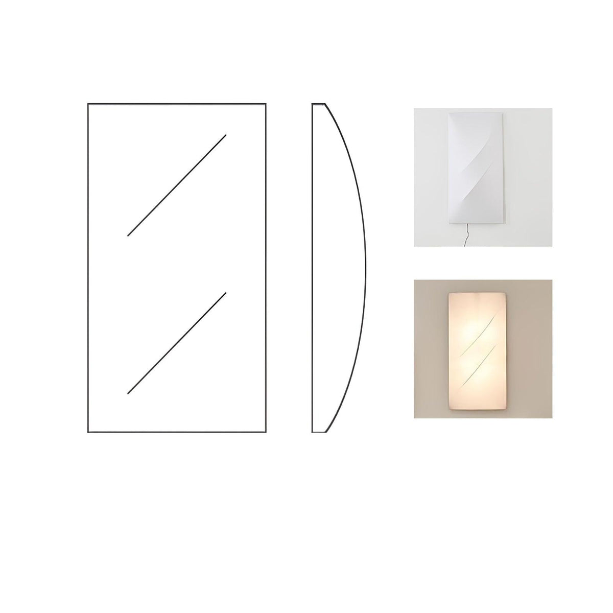 Linivelia minimalistinen kangasseinävalaisin