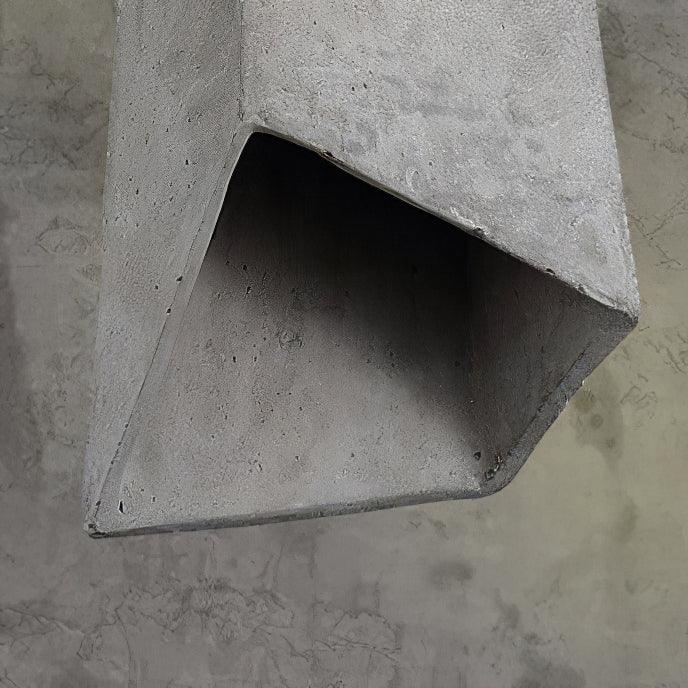 Candeeiro suspenso industrial Geo em cimento
