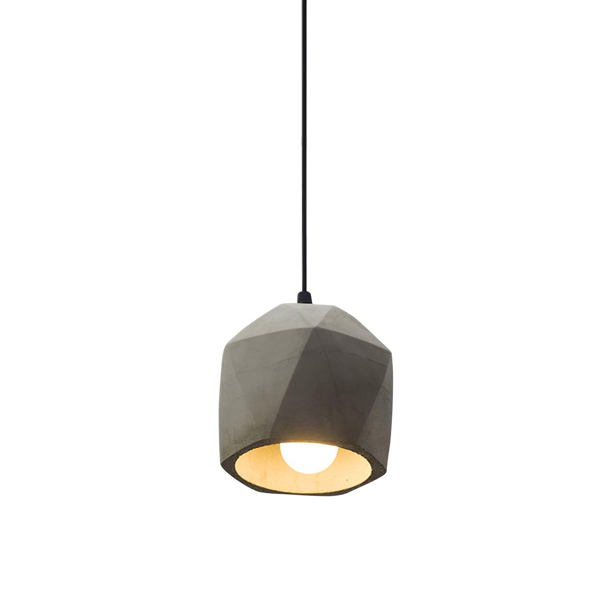 Candeeiro suspenso industrial Geo em cimento