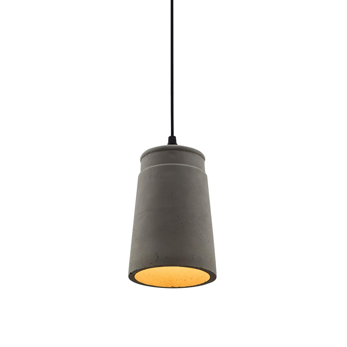Candeeiro suspenso industrial Geo em cimento