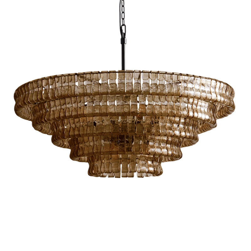 Candeeiro de teto de lustre redondo Venetia