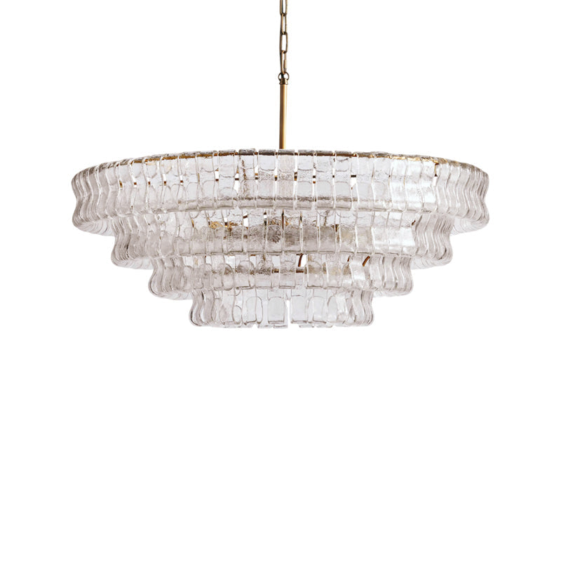 Candeeiro de teto de lustre redondo Venetia