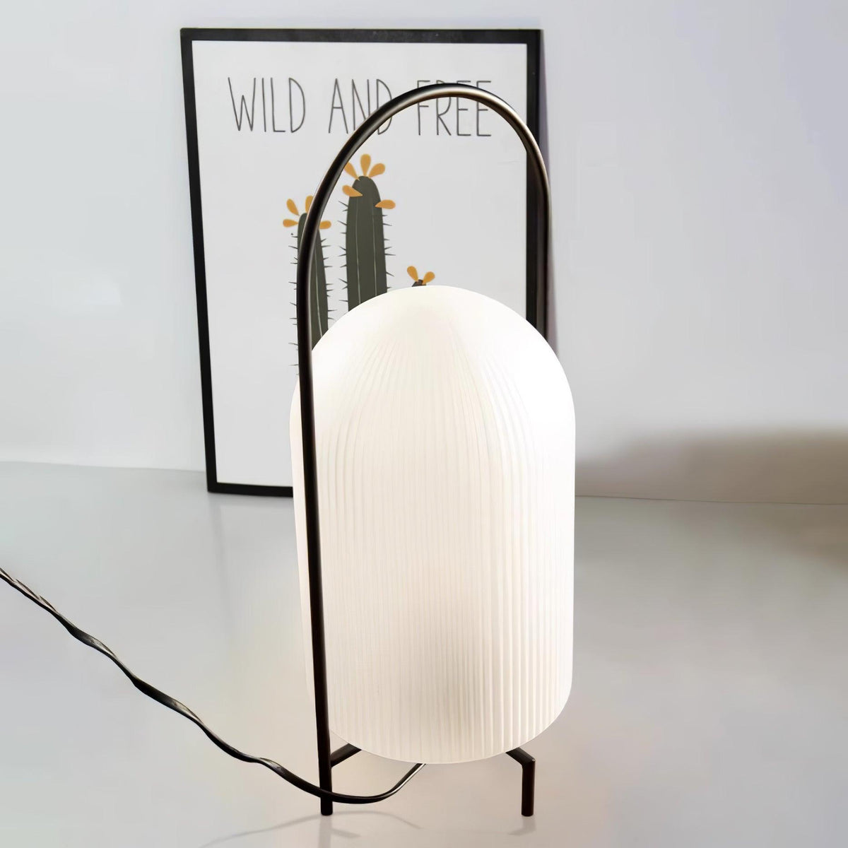 Firaie minimalistinen lasipöytävalaisin