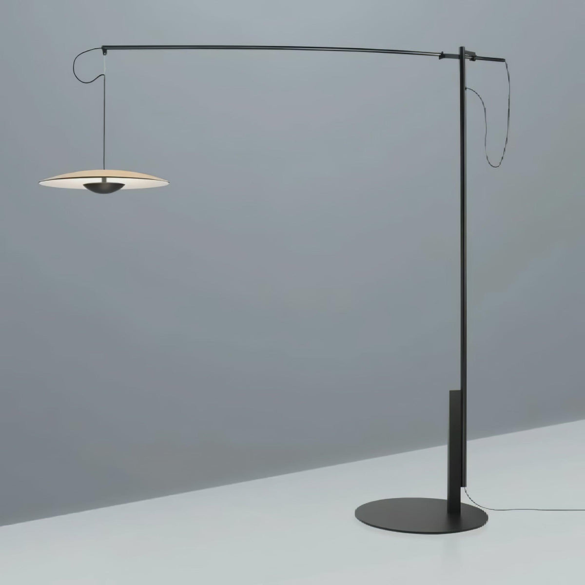 Ferinira minimalistinen alumiinilattiavalaisin