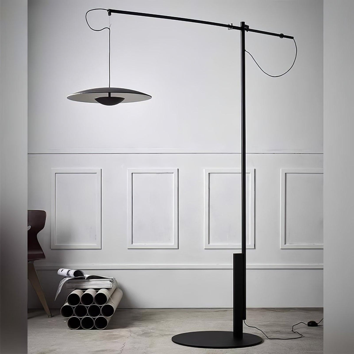 Ferinira minimalistinen alumiinilattiavalaisin