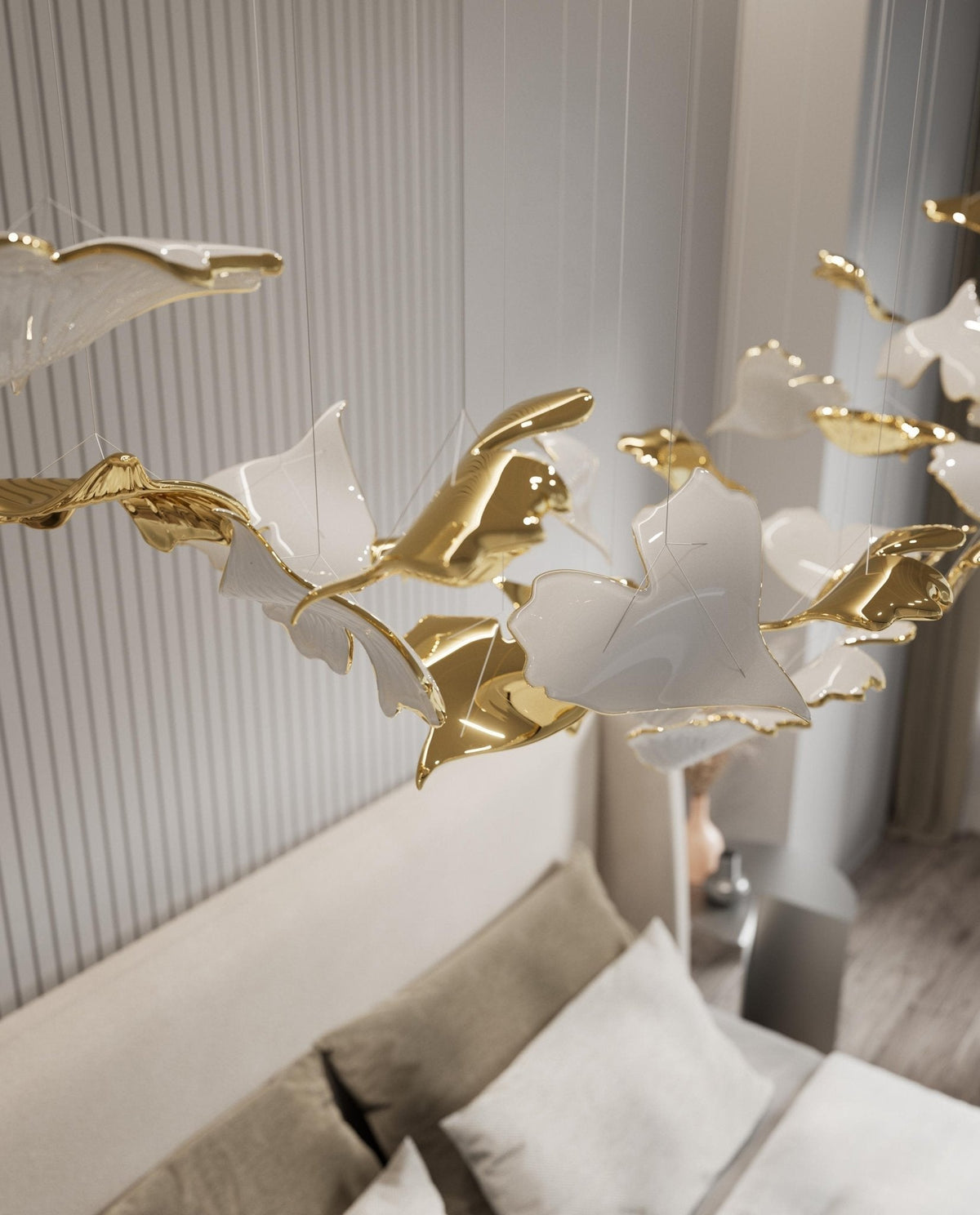Ucareth pendellampe med bladdesign