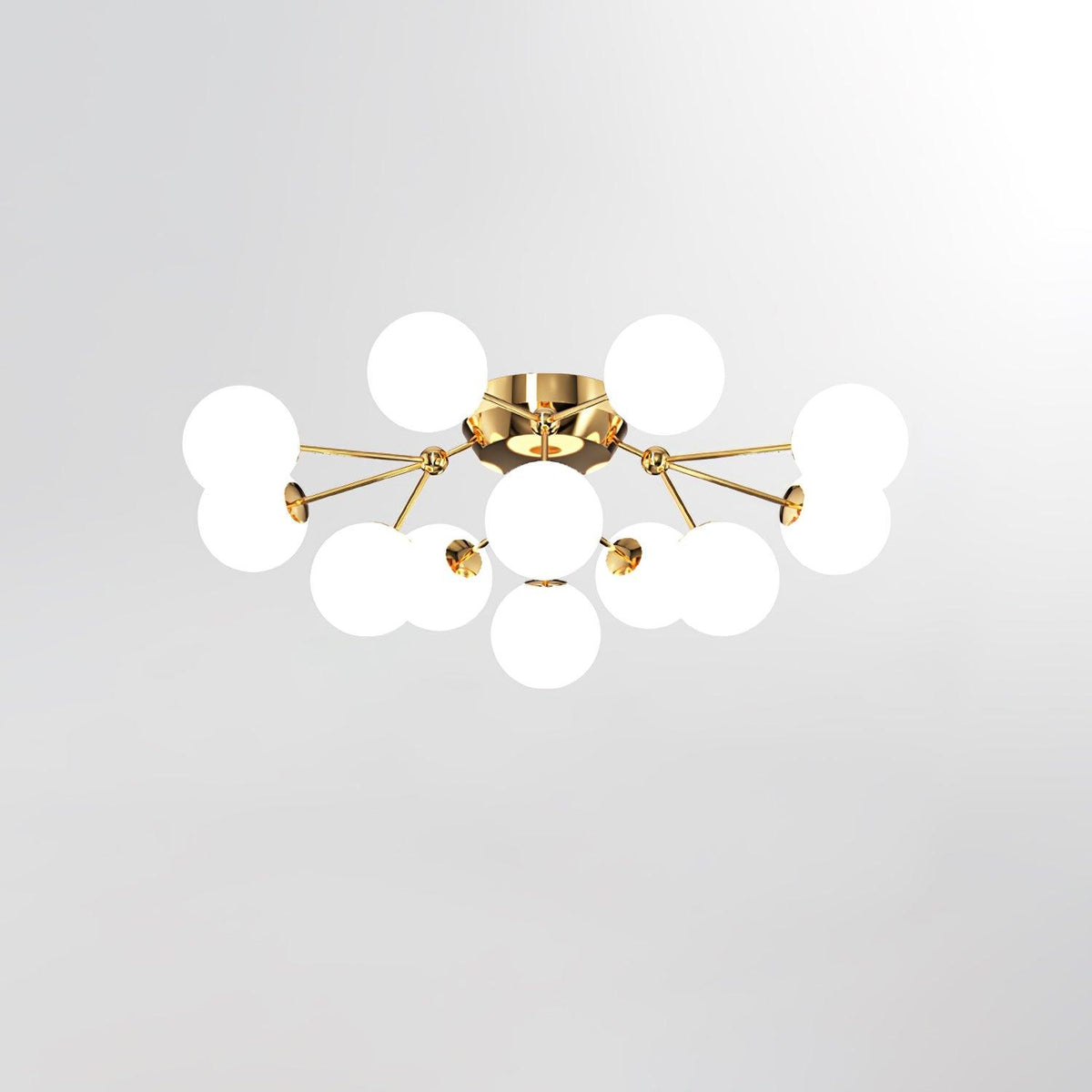 Candeeiro de teto Veloel de luxo em vidro
