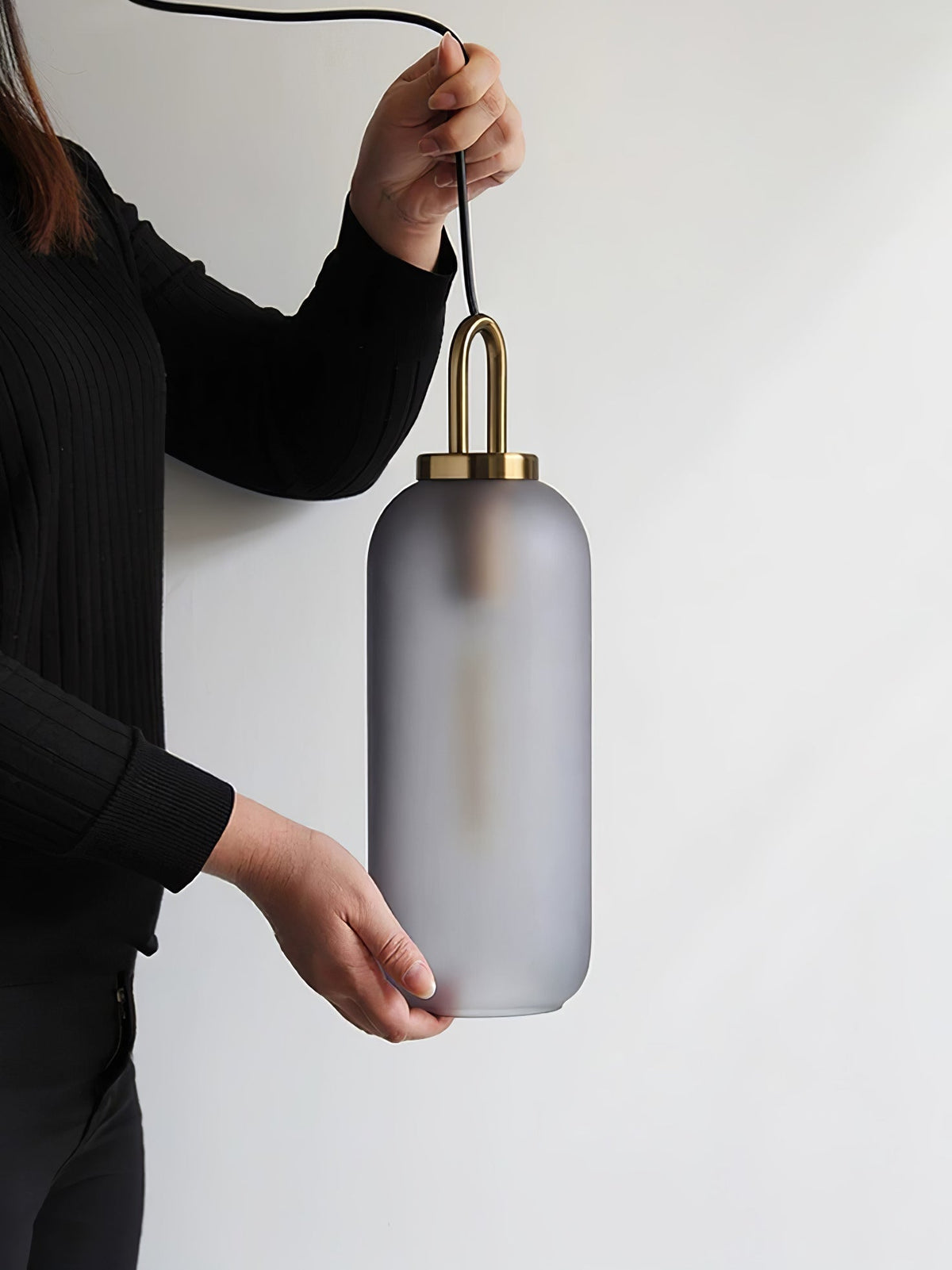 Eirisina pendellampa i glas